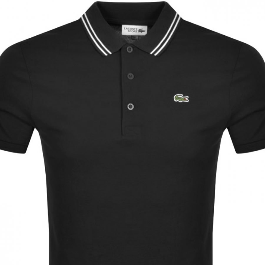 Alternative Image for ProductLacoste Sport Short Sleeved Polo T Shirt Black2